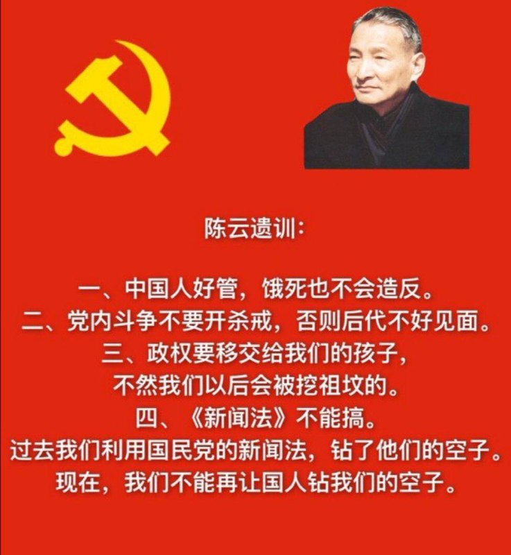 陈云家族的第三代、陈元的外甥，登上政坛