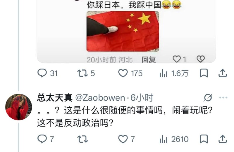 盗图假婊子也是爱上国
