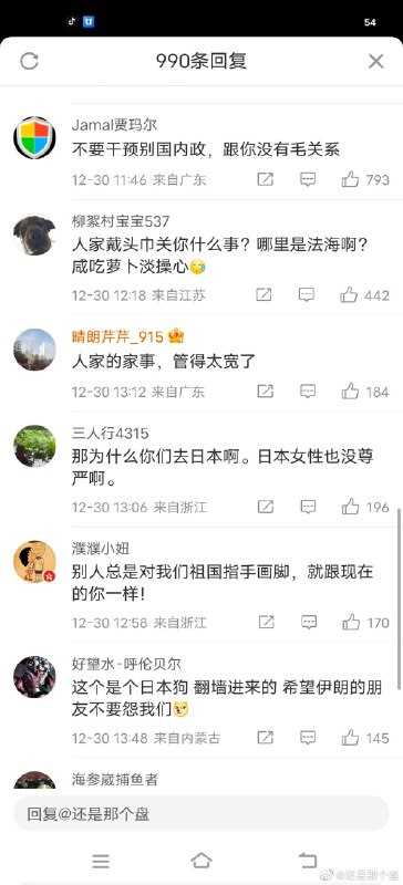 粉红为了反美支持伊朗神棍By