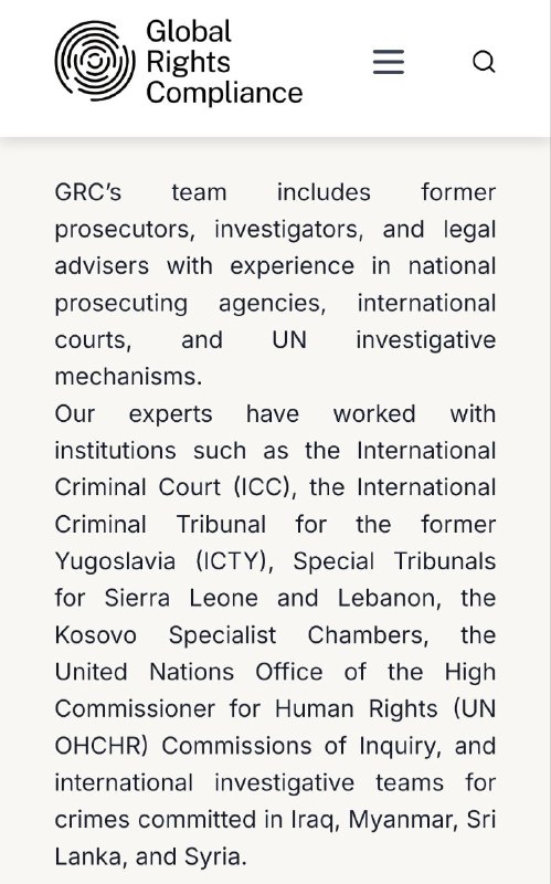 【突發好消息】專門從事國際刑事法法律援助的機構Global Rights Compliance (GRC)正式確認將會協助香港人