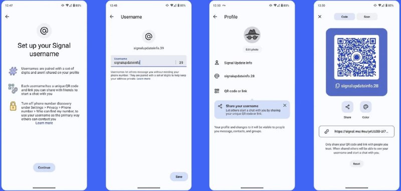 Signal测试公开用户名的新功能 可隐藏电话号码Signal正在测试公开用户名的新功能，允许用户在与其他人通信时隐藏账户关联的电话号码