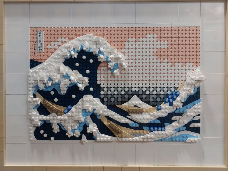 LEGO 神奈川沖浪裏向衝浪TV致敬！