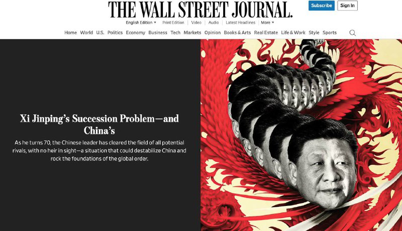 大大是和资本闹翻了吗？被华尔街日报这样丑化可可爱爱，全是脑袋！该文中文版链接（有付费墙）白嫖版大大是和资本闹翻了吗？被华尔街日报这样丑化可可爱爱，全是脑袋！该文中文版链接（有付费墙）白嫖版