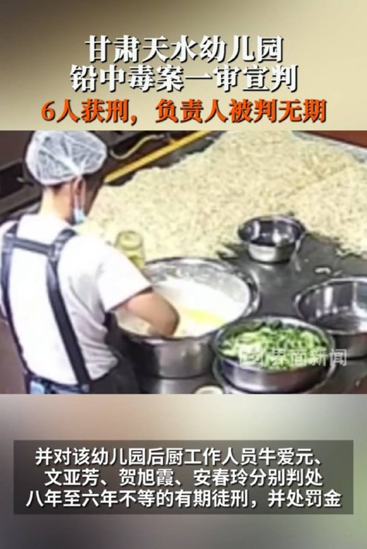 天水铅污染匪共找替罪羊，硬说菜里倒画画颜料，掩耳盗铃令人不齿