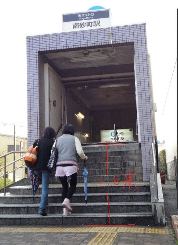 日本地铁门口设施，不在高大上，仅在意安全