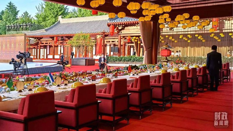 大大请中亚领导人吃了啥好吃的😋大大请中亚领导人吃了啥好吃的😋