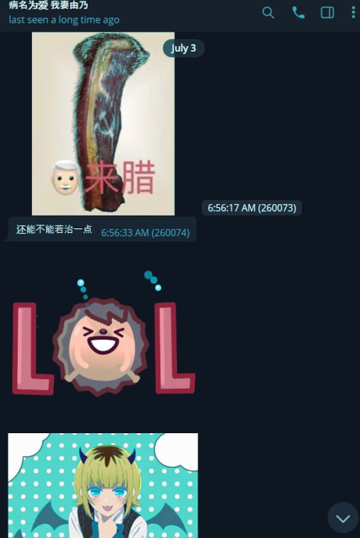 湖北第二师范学院计算机学院学生魏子航多次骚扰反共群组的群友，瞎骂后拉黑，拉黑后见对方没拉黑再瞎骂
