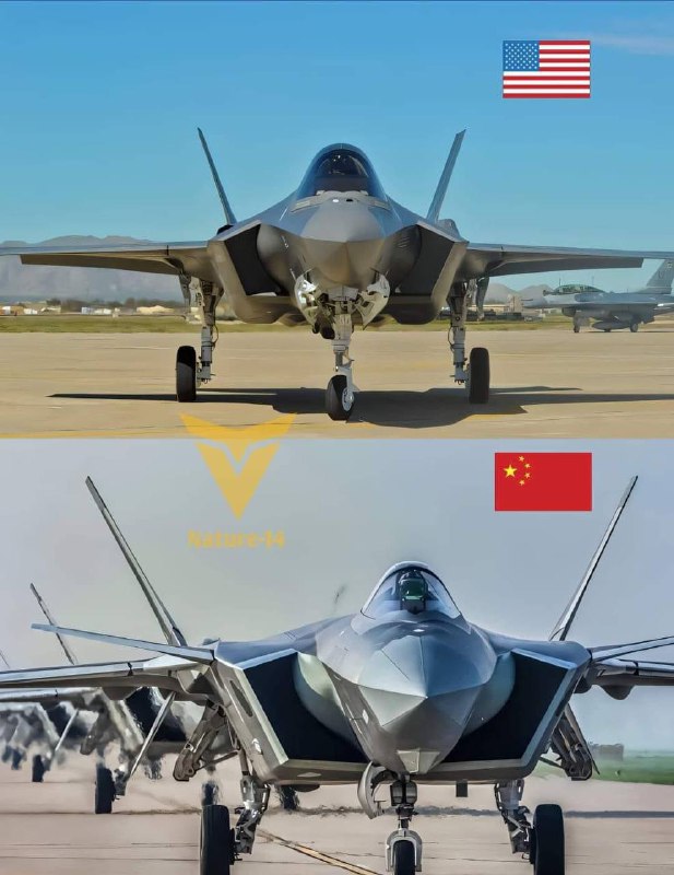 中国歼20 遥遥领先美国F-35