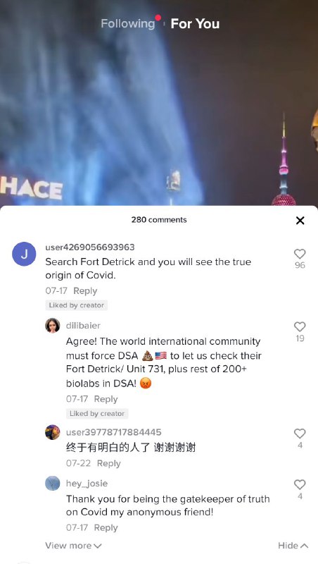 Tiktok上宣传中国美景的账号😅Tiktok上宣传中国美景的账号😅