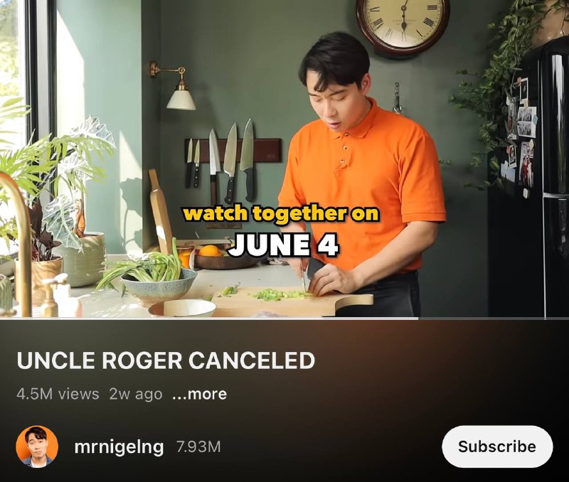 Uncle Roger 器官不要了新加坡 随远必摘投稿By