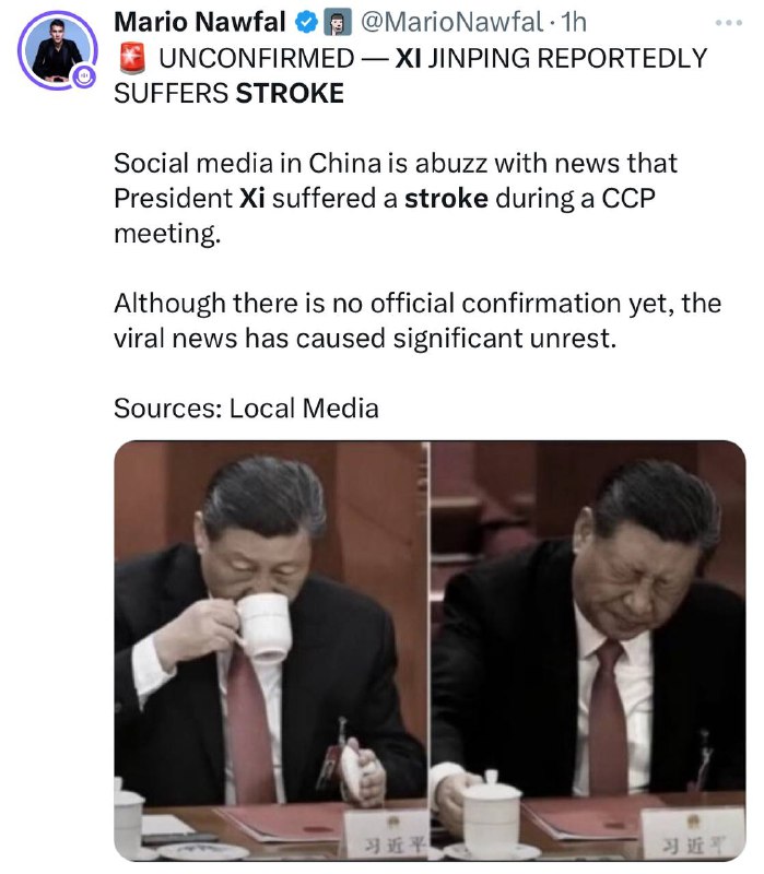 辟谣了，二叔董事会开会中风纯属境外势力造谣