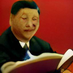 Xi Jinping reading a bookBy @DALLEminiBotBy