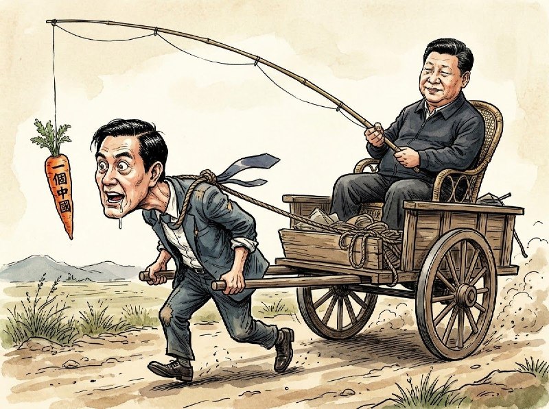 马英九拉马车（AI画