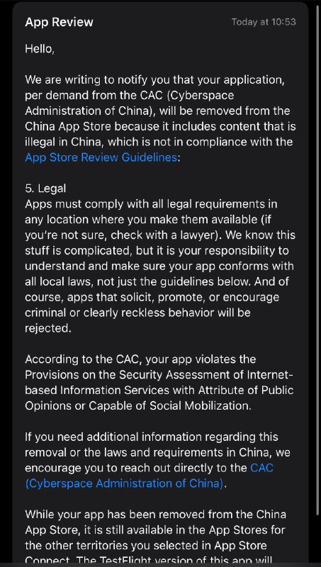 新推出的 Nostr 协议社交平台的第三方 iOS 客户端 Damus，仅上市一日后就被从中国的 Apple Store 下架