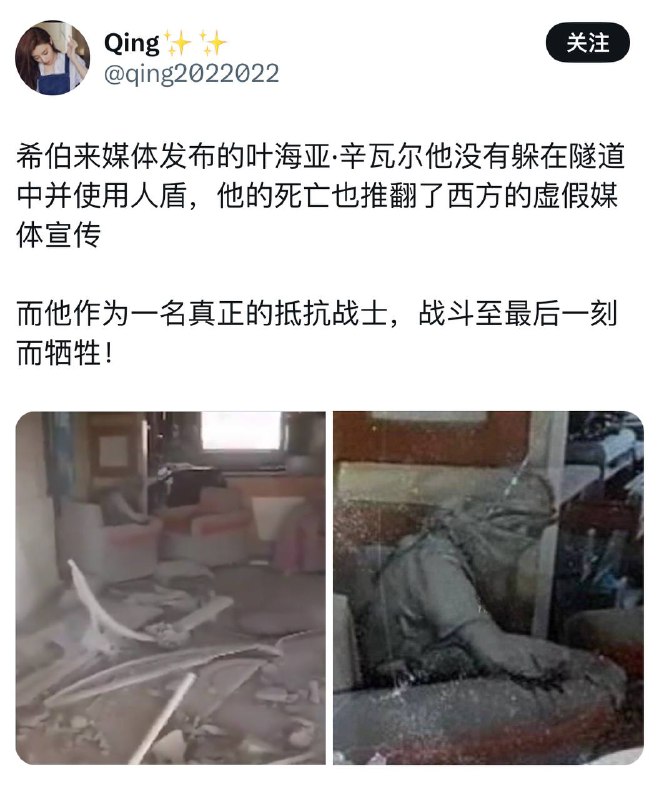 😐听老胡说，他死前还说了“此皆真主负朕，朕无面目见卡扎菲于天上，朕死后，任以色列分裂朕尸，勿伤处女一人”
