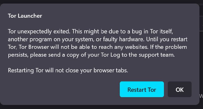 Windows自带的杀毒软件错将tor.exe识别为木马进行隔离，导致Windows用户无法使用最新版本的Tor浏览器（12.5.6）