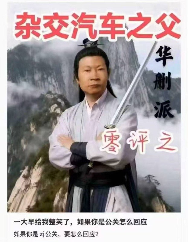 杂交汽车之父😂😂😂华删派零评之