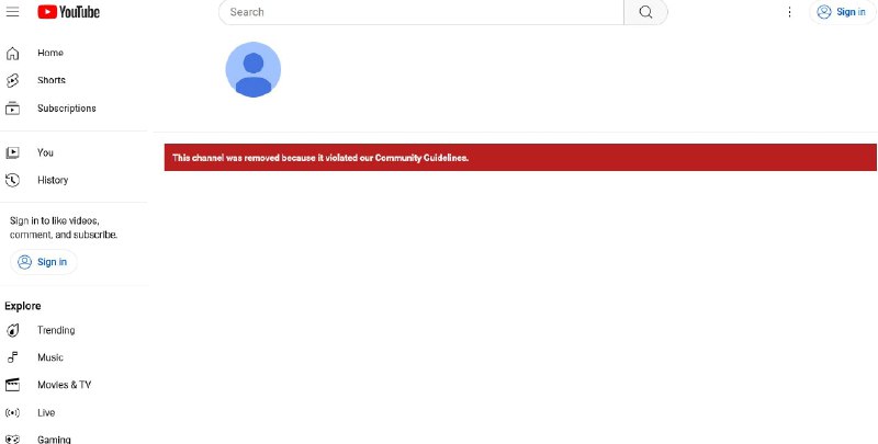 时隔一年半，乳透社小池塘频道再次被YouTube封禁