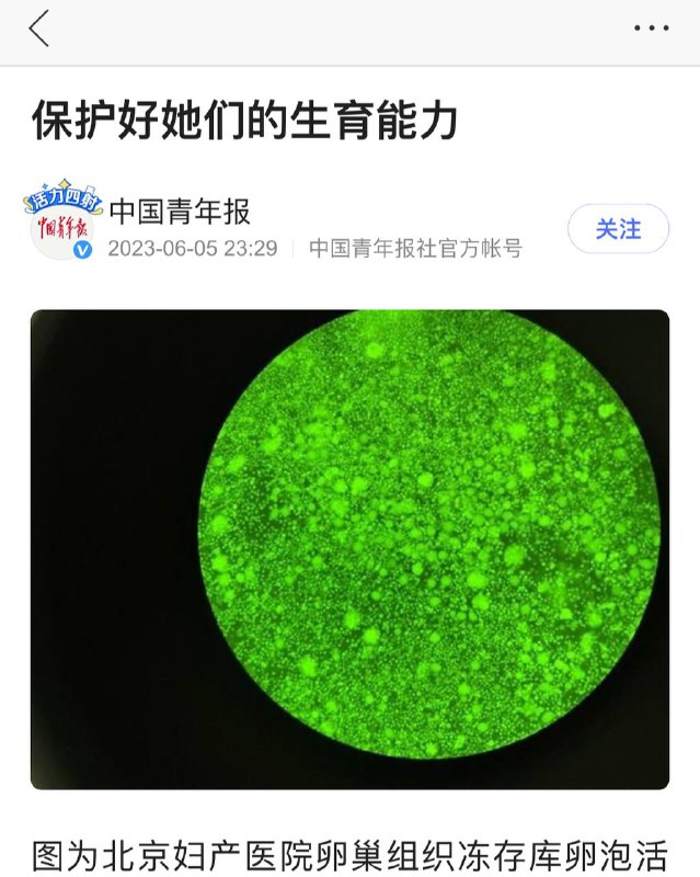 得了癌症就算冻卵也得给你们再生人矿，人矿和医疗爆金币两头赚是吧，端的是直娘贼才想得出来的勾当🤮投稿By