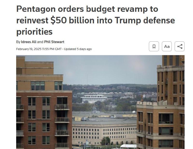 关于川普削减40%国防经费的一些相关新闻，感谢网友 Surveillance104 的整理关于川普削减40%国防经费的一些相关新闻，感谢网友 Surveillance104 的整理