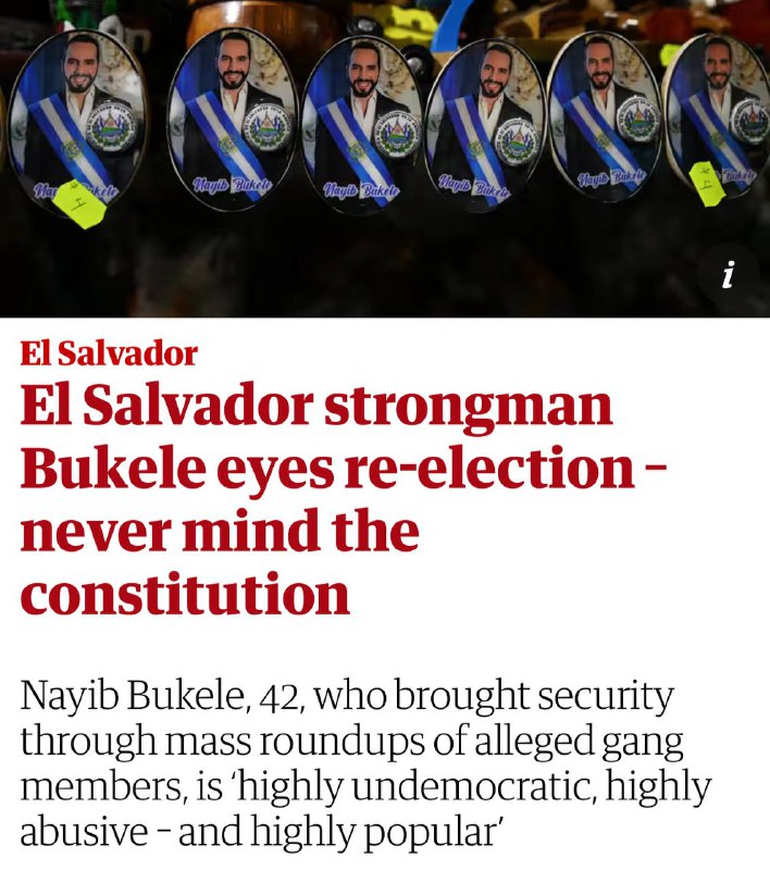 萨尔瓦多领导人无视宪法，通过逮捕反对势力谋求连任
