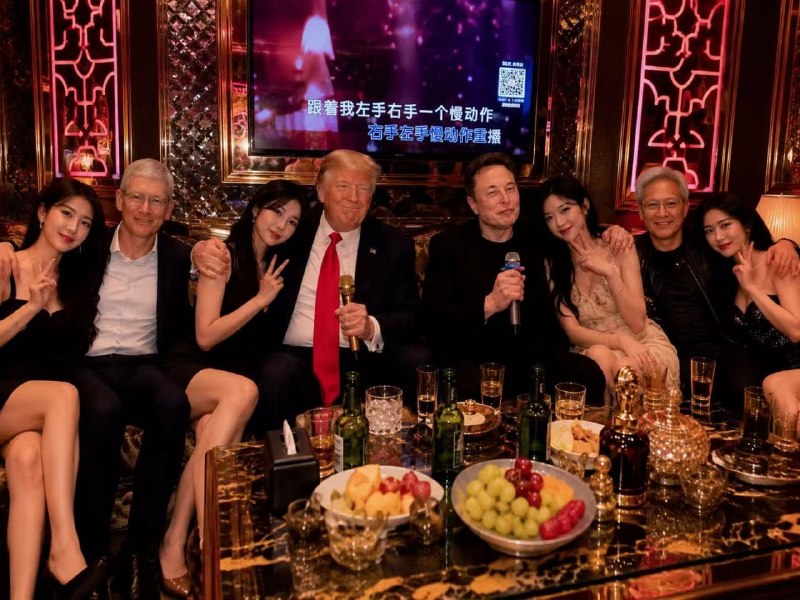 去KTV唱歌了（图为