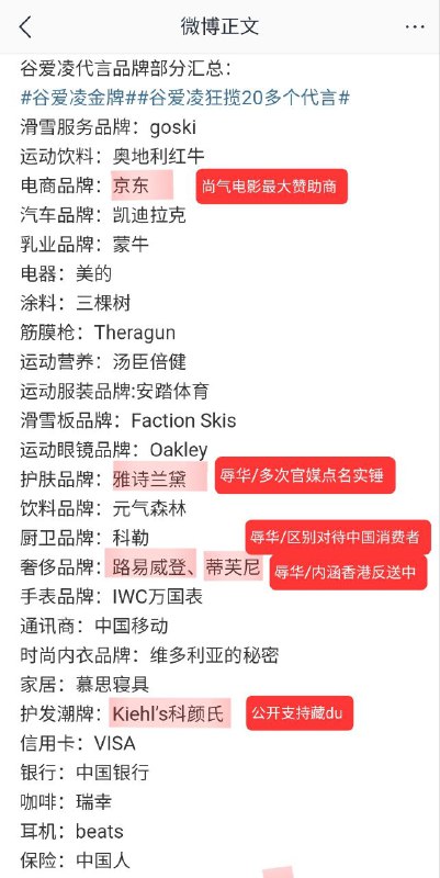 简单给谷爱凌做个辱华总结简单给谷爱凌做个辱华总结