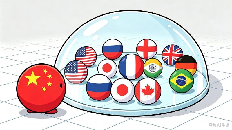 粉蛆帮我跑的图，说GFW别的国家在里面中国在外面
