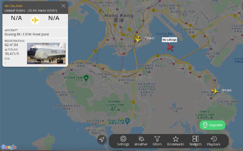 美帝电侦机飞进香港，还去了深圳