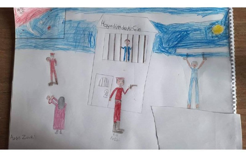 近日，为庆祝支土建交50周年，支那驻土耳其大使馆与土耳其教育部联合举办了“Hayalimdeki Cin（我想象的中国）”高中生绘画大赛，得到了土耳其高中生们的积极响应