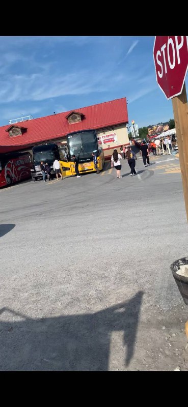 今天去多伦多动物园景点玩，看到几个中国大巴，下来了一堆中国游客，我带着习近平头套在人群里到处走🗿…老钟一下大巴看到我的车上的习近平大头贴全都集体石化🗿 大家要怎么都躲着我（也有年轻人嘻嘻哈哈拍照👤 来自