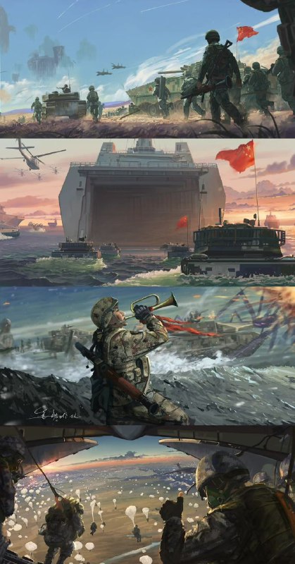 党卫军攻台意淫图By