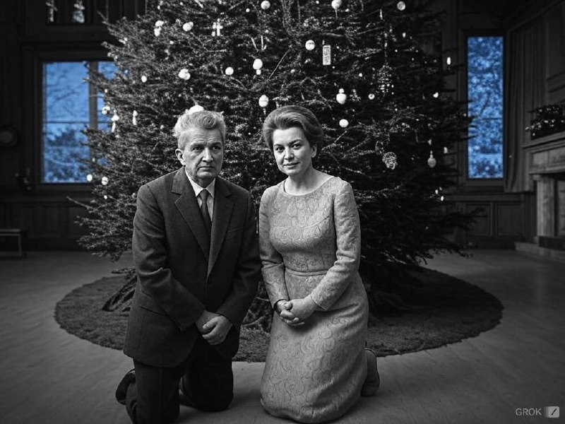 在圣诞节被处决的齐奥塞斯库夫妇祝各位圣诞快乐！投稿By