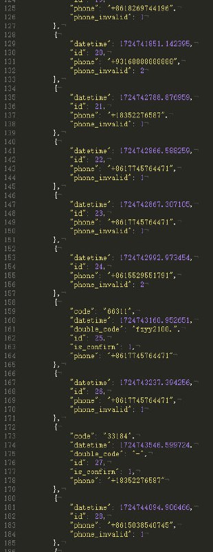 某個垃圾釣魚網站 直接顯示所有釣魚成功的號碼 其中包含好幾個+86的蠢逼By