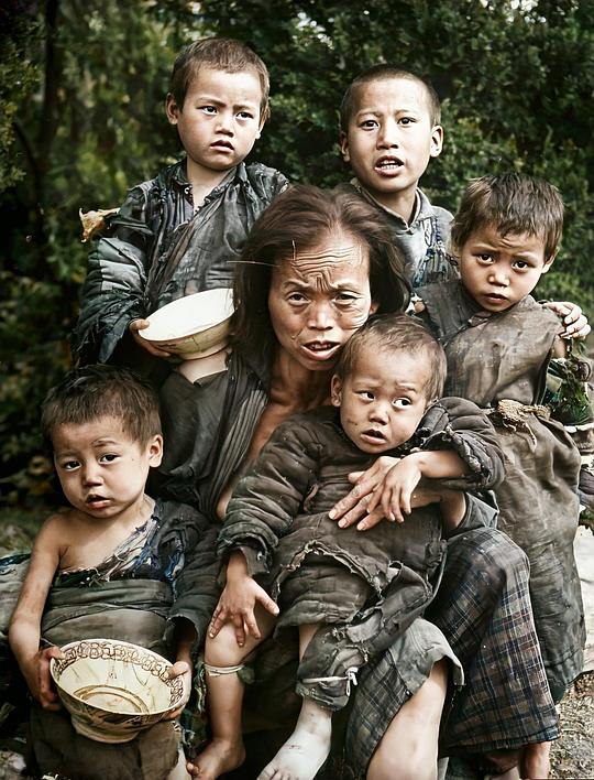 【老照片里的中国】乔治·西尔克镜头下的湖南大饥荒1946（AI上色）#中国为什么这么幸福【老照片里的中国】乔治·西尔克镜头下的湖南大饥荒1946（AI上色）#中国为什么这么幸福