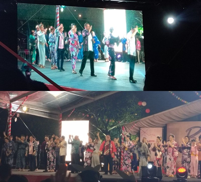 近日马来西亚槟城举办了盆舞节（盆踊り），在槟城生活的人们庆祝正在庆祝这个来自日本文化的节日