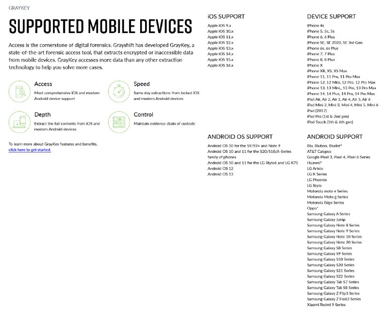 iOS 16.x 和 Android 13 现已加入美国晶哥破解套餐😘GrayShift 官网