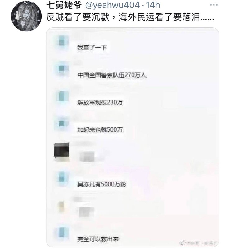 自由和民主，有吳亦凡香嗎