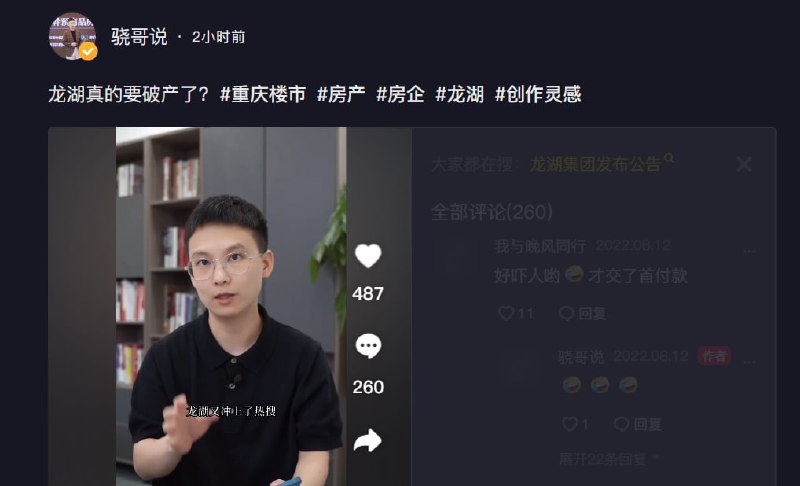 拜拜啦， 龙湖准备破产了共匪娼妓·马迎新·丸崽拜拜啦， 龙湖准备破产了共匪娼妓·马迎新·丸崽