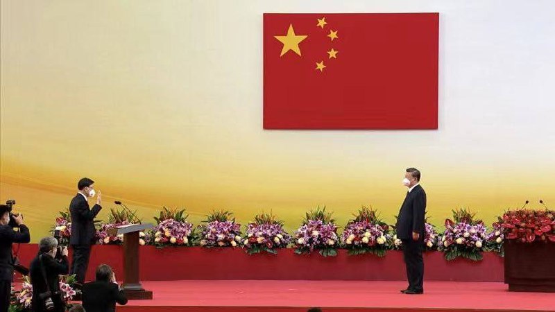 习近平监誓，香港特别行政区第六任行政长官李家超宣誓就职