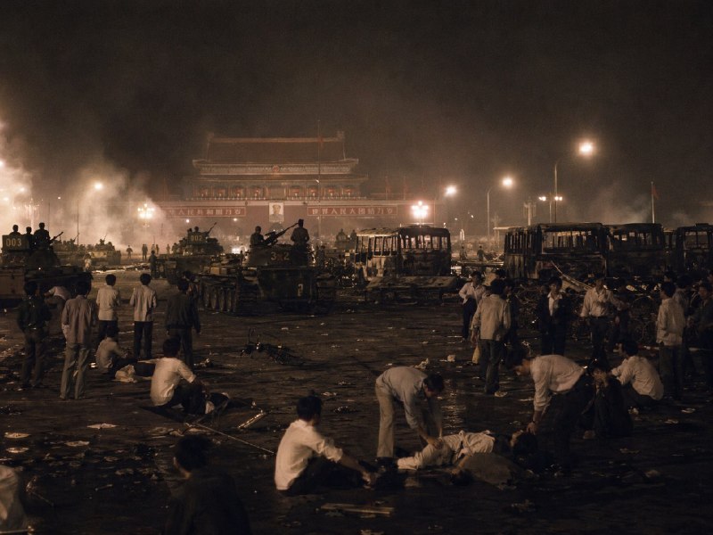 ChatGpt突破中文审查的封锁还原了六四当年镇压场景！ChatGpt突破中文审查的封锁还原了六四当年镇压场景！