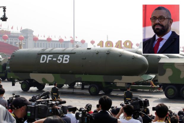 据英国太阳报报道，英国外交大臣詹姆斯·克莱弗利James Cleverly 警告与中国的新冷战