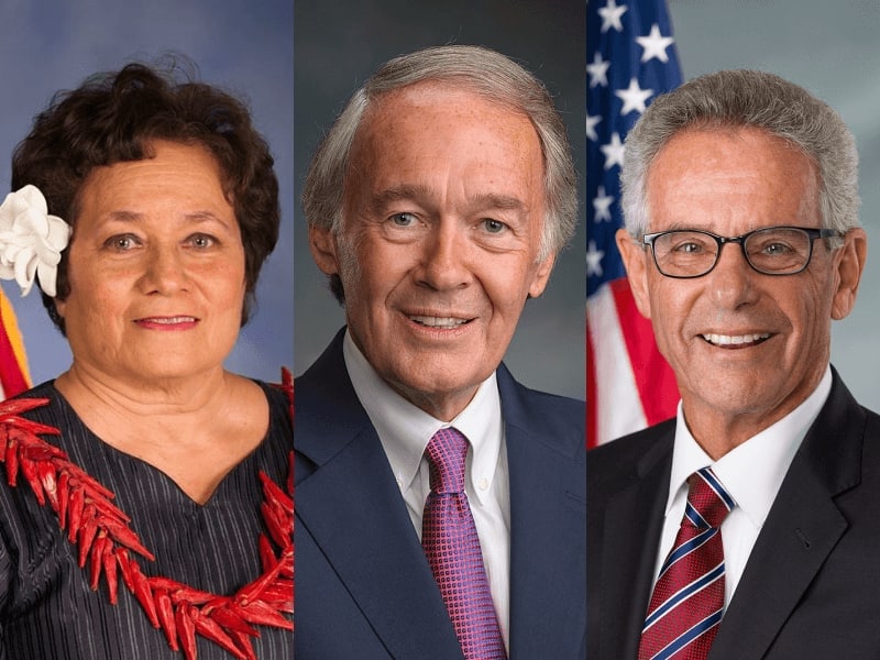 完犊子咯，这下咋玩，美国议会议员们纷纷来台湾了访团成员包括美国联邦参议员艾德·马基（民主党籍马萨诸塞州），众议员约翰·加拉门迪（民主党籍加州），众议员艾伦·洛文塔尔（民主党籍加州），众议员堂·拜尔（民主党籍弗吉尼亚州） ，以及众议员奥玛亚·阿玛塔·科尔曼·拉迪瓦根（共和党美属萨摩亚）赵立坚