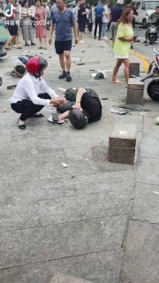 盐城一毒瘾男开宝马车制造重大事故