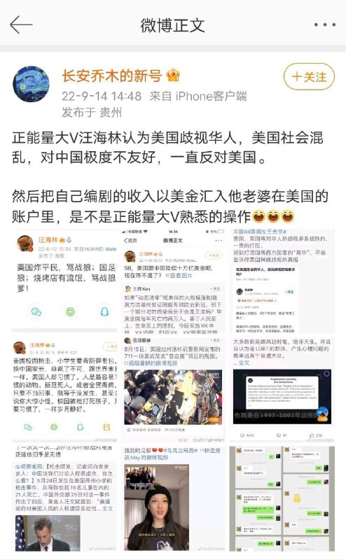 墙内爱国大V的日常