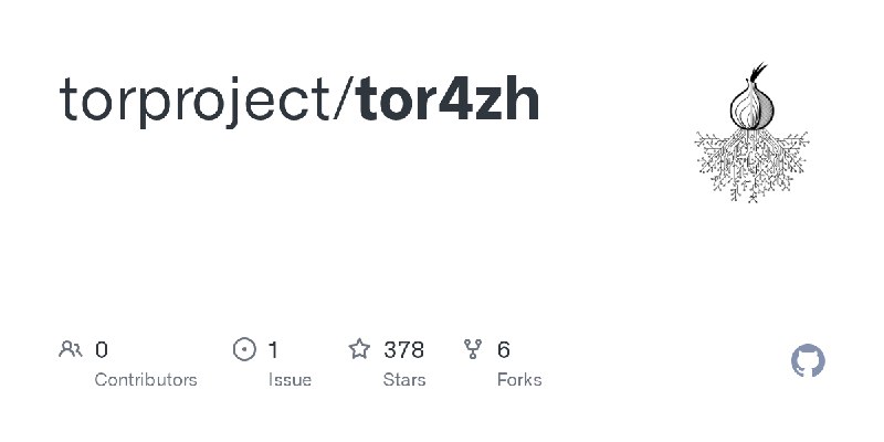 GitHub - torproject/tor4zh