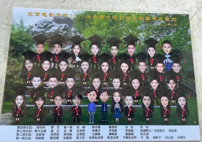 抽象中国毕业照（疫情原因）