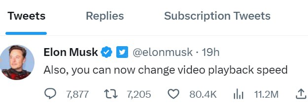 享受国务卿待遇的马斯克已经19小时未发推文背景