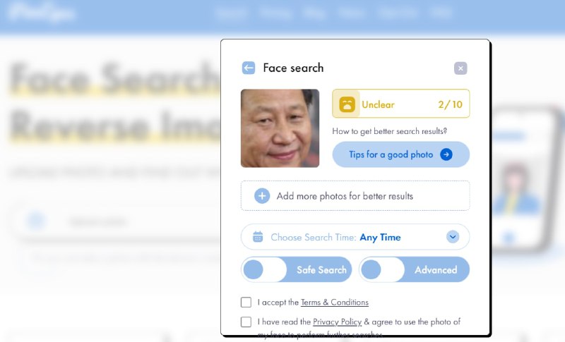 国外可以允许的 人脸查询国内因为 中国人私生活过于淫乱 而被终止投稿By