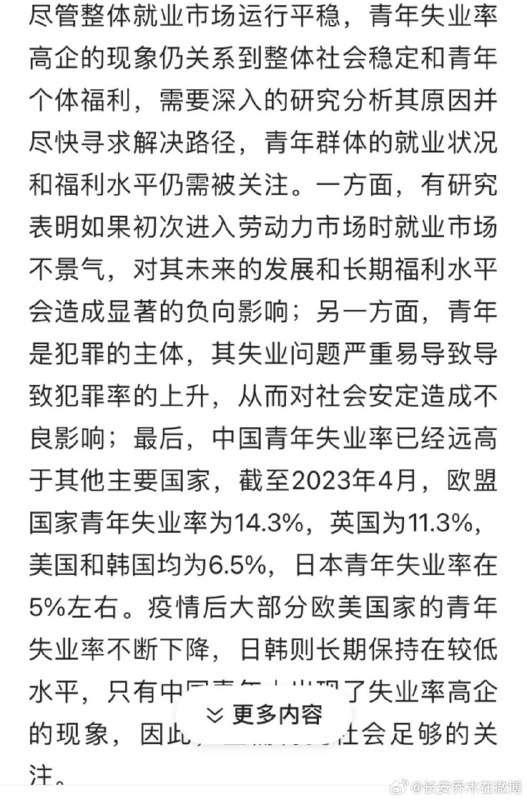 青年群体 和社会脱节,进入拉美化陷阱,并将长期影响这一批青年青年群体 和社会脱节,进入拉美化陷阱,并将长期影响这一批青年
